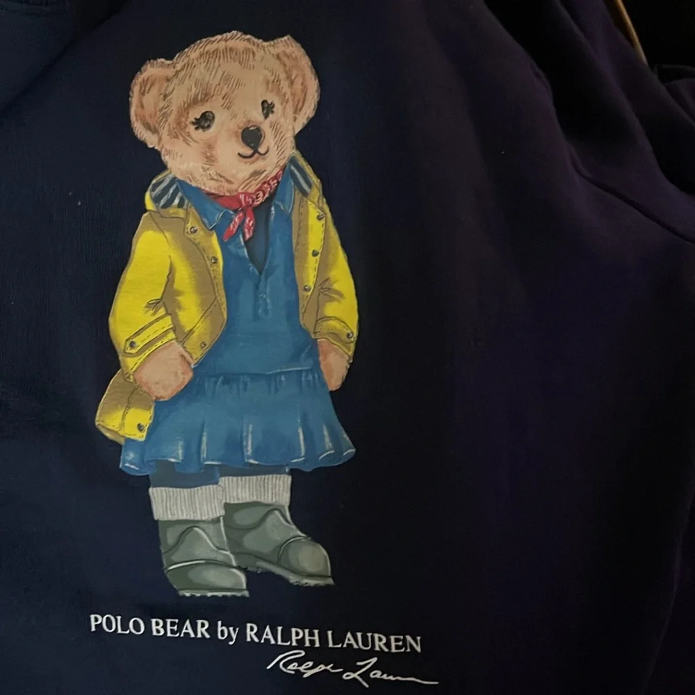Polo Ralph Lauren Girls Long Sleeve Bear Dress BUNDLE size XL